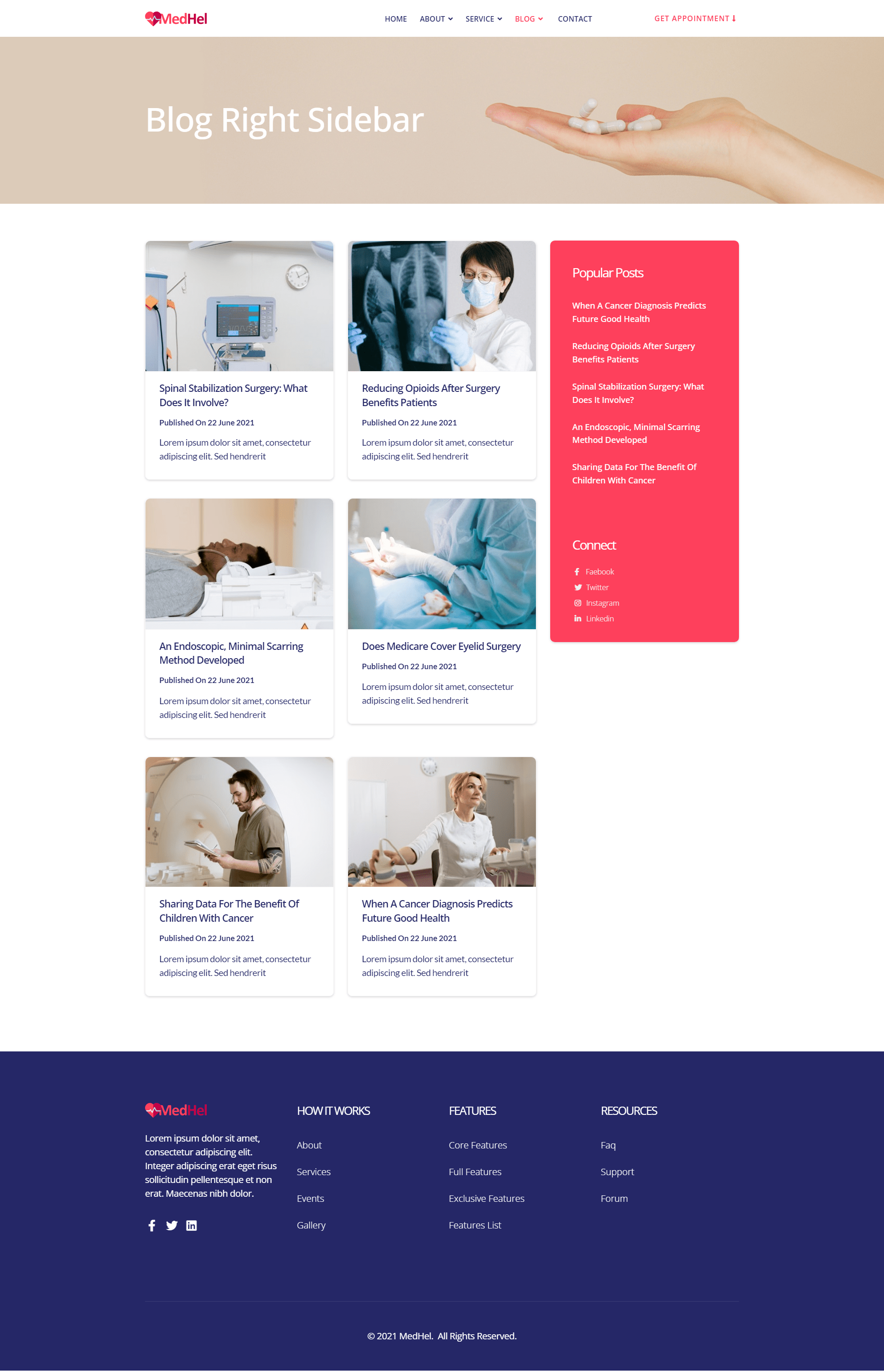 Blog Right Sidebar