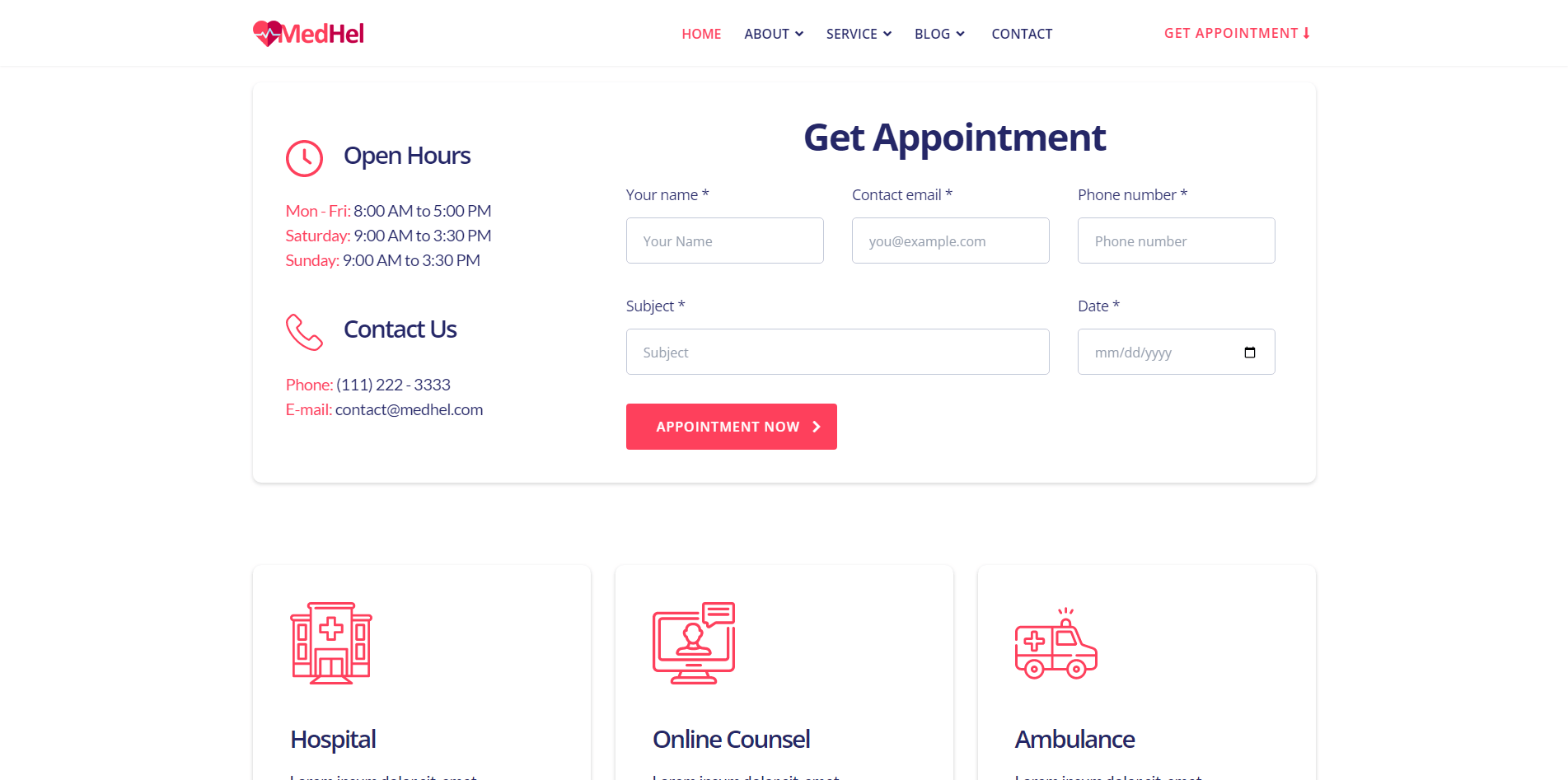 Appointment Form